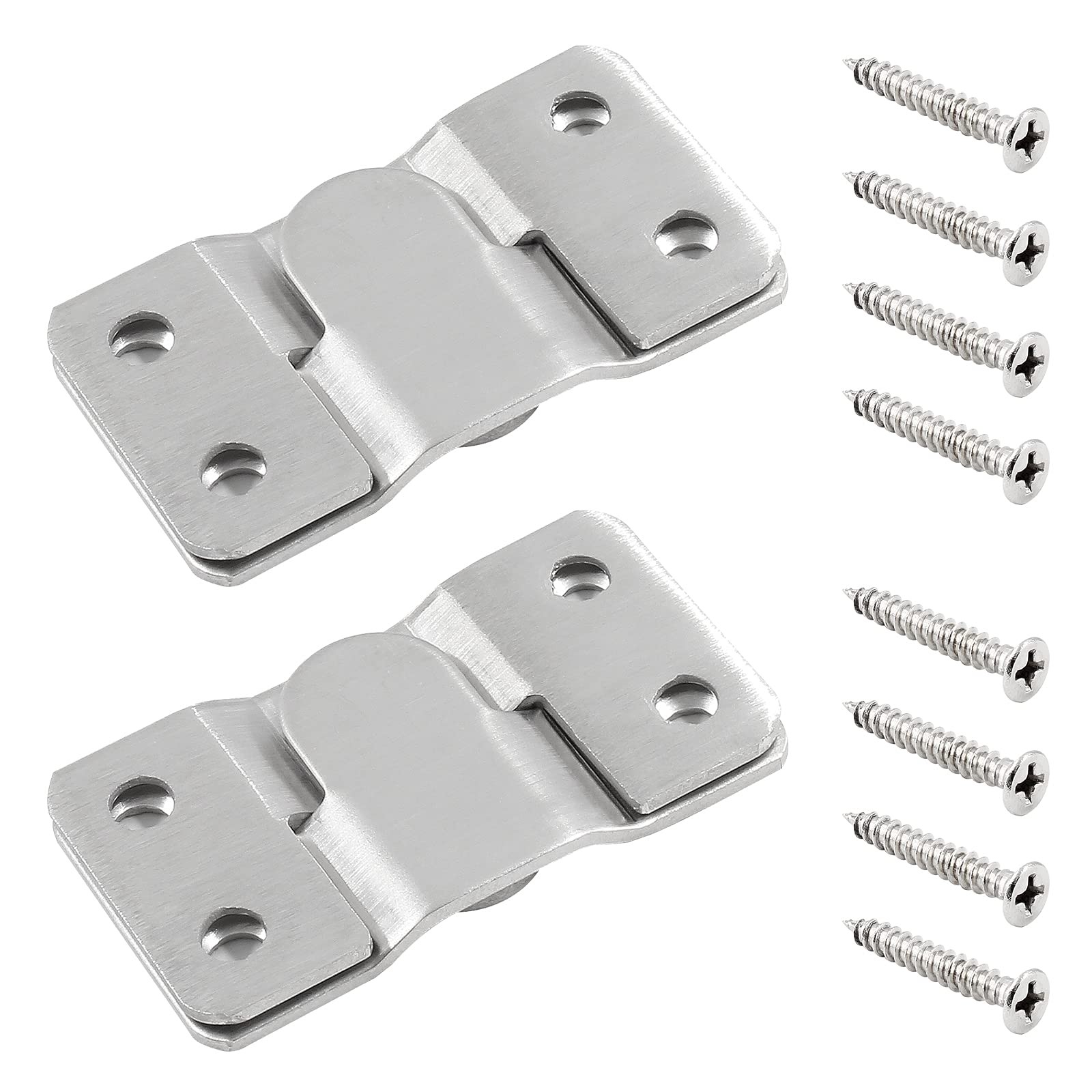 Bonsicoky 10 Sets Flush Mount Bracket with Screws, Heavy Duty Picture Hangers...
