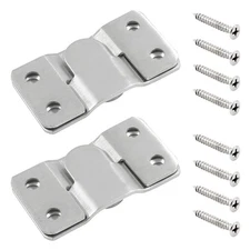 Bonsicoky 10 Sets Flush Mount Bracket with Screws, Heavy Duty Picture Hangers...