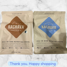 FOR 2 BAGS KA&rsquo;CHAVA Chocolate + Vani ALL IN ONE NUTRITION SHAKE 15.31 Oz Kachava