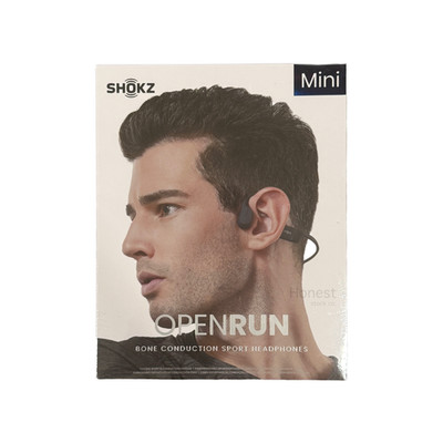 Shokz OpenRun Mini Black Bone Conduction Bluetooth Wireless Headphones
