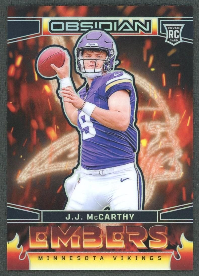 2024 Panini Obsidian JJ McCarthy Embers #6