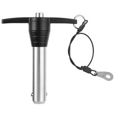 T Handle Quick Release Pin Stainless Steel Ball Locking Lanyard 0.79 Inch Dia