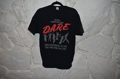 D.A.R.E. OFFICIAL FUNDRASING TEAM T-SHIRT SIZE MEDIUM (MPR77)