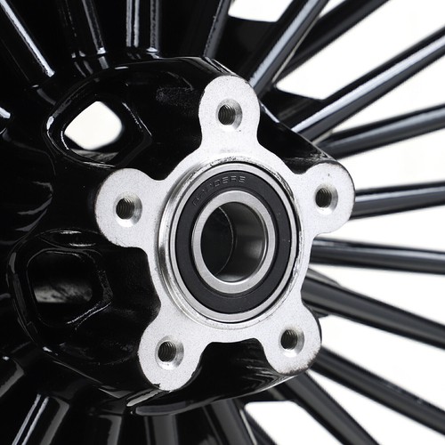 Fat Spoke Wheels 21X3.5 18X5.5 for Harley Touring Road Glide Custom FLTRX 09-UP - Picture 10 of 11