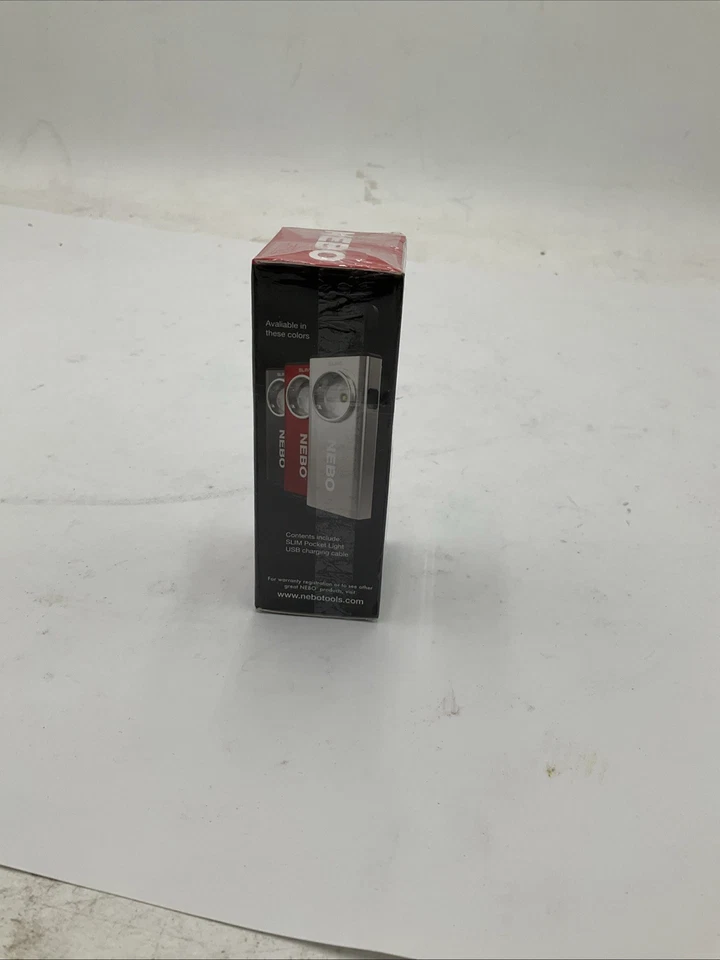 Nebo Slim Flashlight Pocket Rechargeable Red - Image 2 of 4