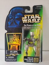 Star Wars Power of the Force ASP-7 Droid Action Figure Green Card 1996