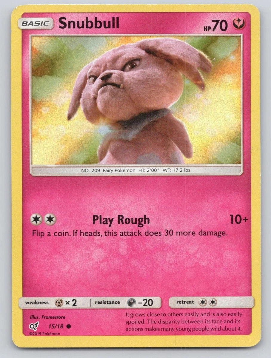 海外版　名探偵ピカチュウ　Snubbull プロモ　限定　2019 U.S.A Snubbull 15/18 Detective Pikachu for sale | eBay