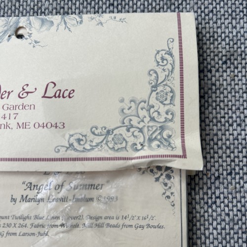 Lavender & Lace Told In A Garden Counted Cross Stitch Pattern - Picture 5 of 8
