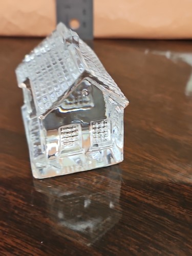 Stamped Waterford Crystal Lismore Village Surgery Figurine Desk Paperweight - Picture 6 of 12