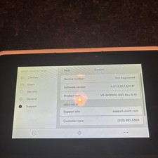 Vivint Smart Hub Control Panel VS-SH2000-C00