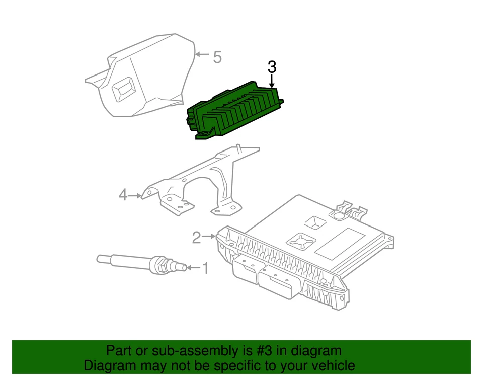 Conjunto de módulo de bujía incandescente original Ford 1999-2010 YC3Z-12B533-AC Foto 4 de 4
