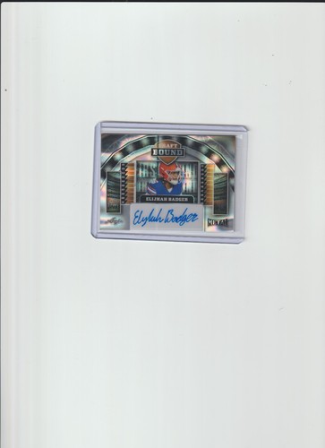 2025 Leaf Metal Autograph Draft Bound Elijhah Badger 6/15 Auto Green Lava