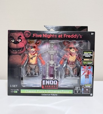 FNAF Five Nights at Freddy's Jazwares Endo Series Foxy & Withered Foxy