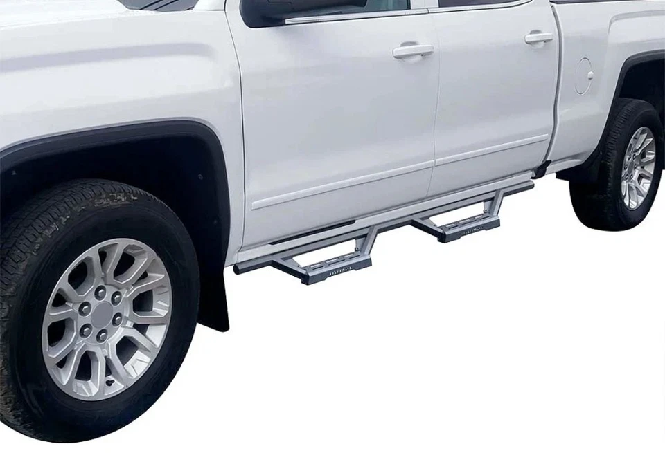 Barras nerf série M3 comprimento cabine suspensa preto para Chevy Silverado 3500 HD 07-19 - Imagem 2 de 2