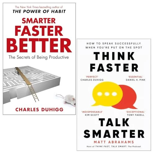 Smarter Faster Better and Think Faster, Talk Smarter 2 Books Collection S | TODO
