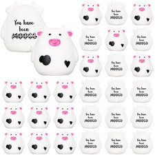 50 Set Moo Cows Mini Cute Rubber Cow Graduation Car Gift Bulk You Have Been M...