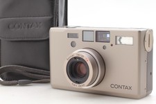 N MINT w/ Case Contax T3 D Titan Silver Film Camera Single Teeth From JAPAN