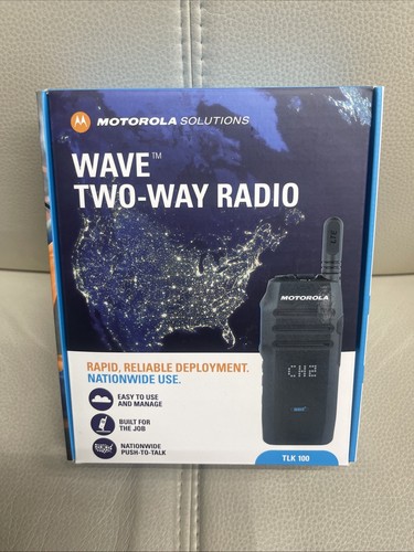 Motorola TLK-100 4G LTE dwukierunkowe radio fala - czarne