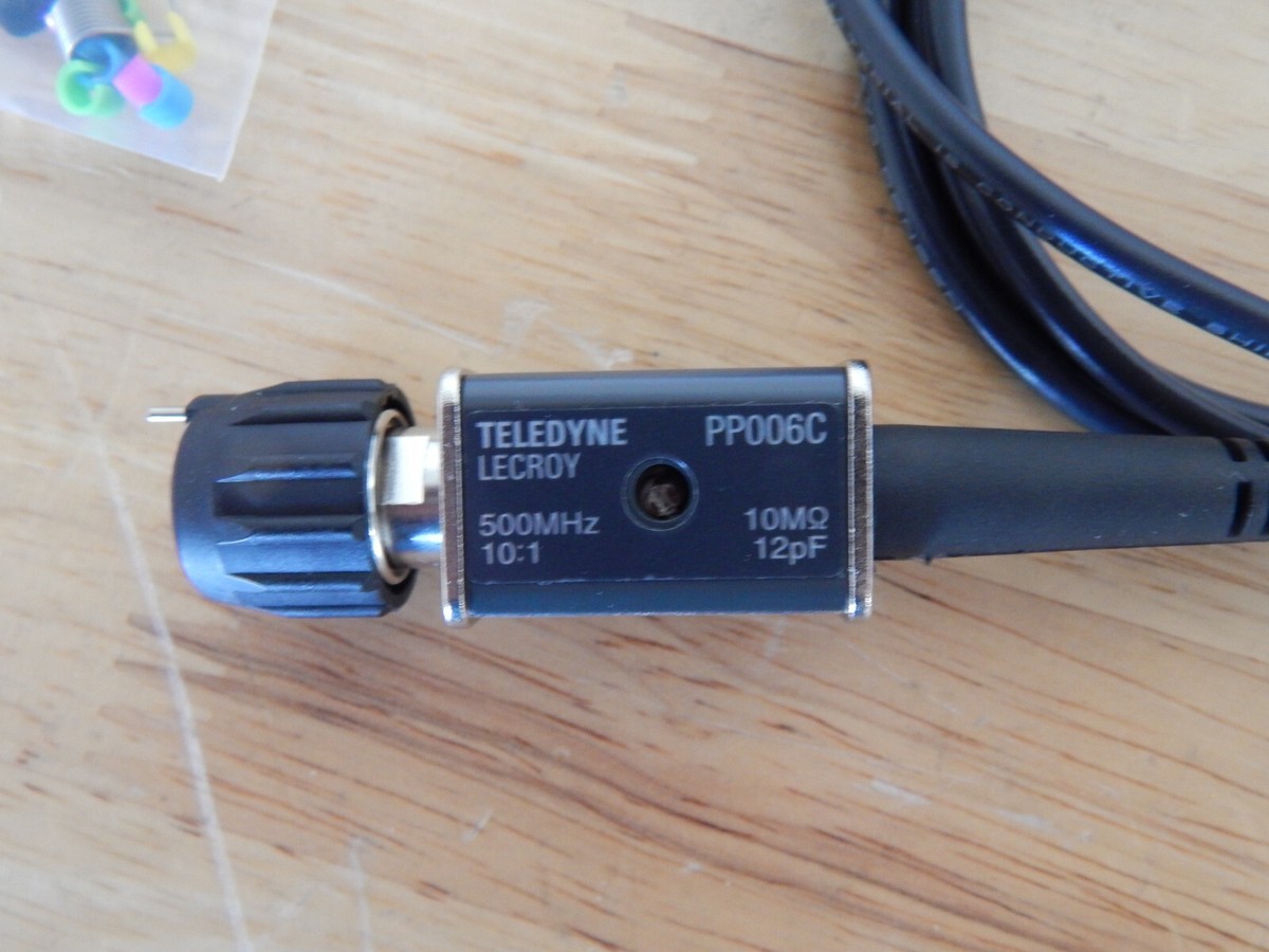 TELEDYNE LECROY PP006C 500MHz 10:1 10MΩ 12pF Passive Probe TELEDYNE LECROY PP006C 500MHz 10:1 10MΩ 12pF Passive Probe