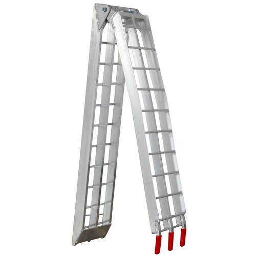 Jago® Auffahrrampe ALU 340 kg Klappbar Auffahrschiene Anhängerrampe Verladeschie - Photo 10/34
