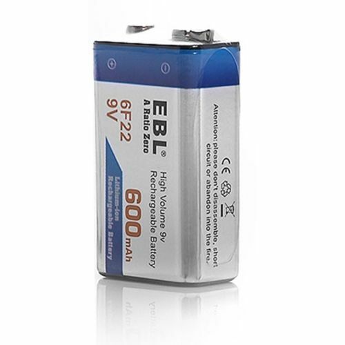 Lot EBL 9V Rechargeable Batteries 9volt/ Charger For AA AAA 9V Ni-MH Ni-CD - Picture 20 of 24