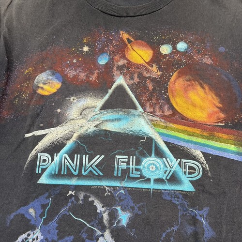 Vtg 2008 Pink Floyd Dark Side of the Moon Graphic T Shirt Band Y2K Mens Small - Picture 8 of 15