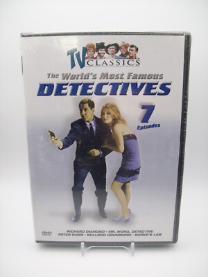 The Worlds Most Famous Detectives (DVD, 2003) Brand New Factory Sealed
