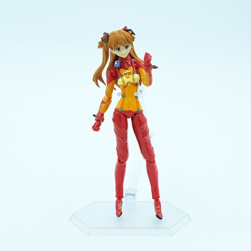 🔥figma Evangelion 2.0 Asuka Langley Test Plug Suit Ver. Figure #084 Max Factory - Picture 5 of 12