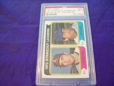 1974 Topps 207 73 Strikeout Leaders Nolan Ryan And Tom Seaver Psa 8 1974 Topps 207 73 Strikeout Leaders Nolan Ryan And Tom Seaver Psa 8