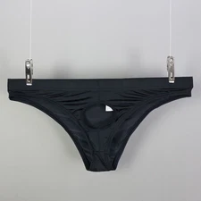 Men's Hollow Out Underwear Briefs Ice Silk Ultra Thin Sexy Sissy UnderPants