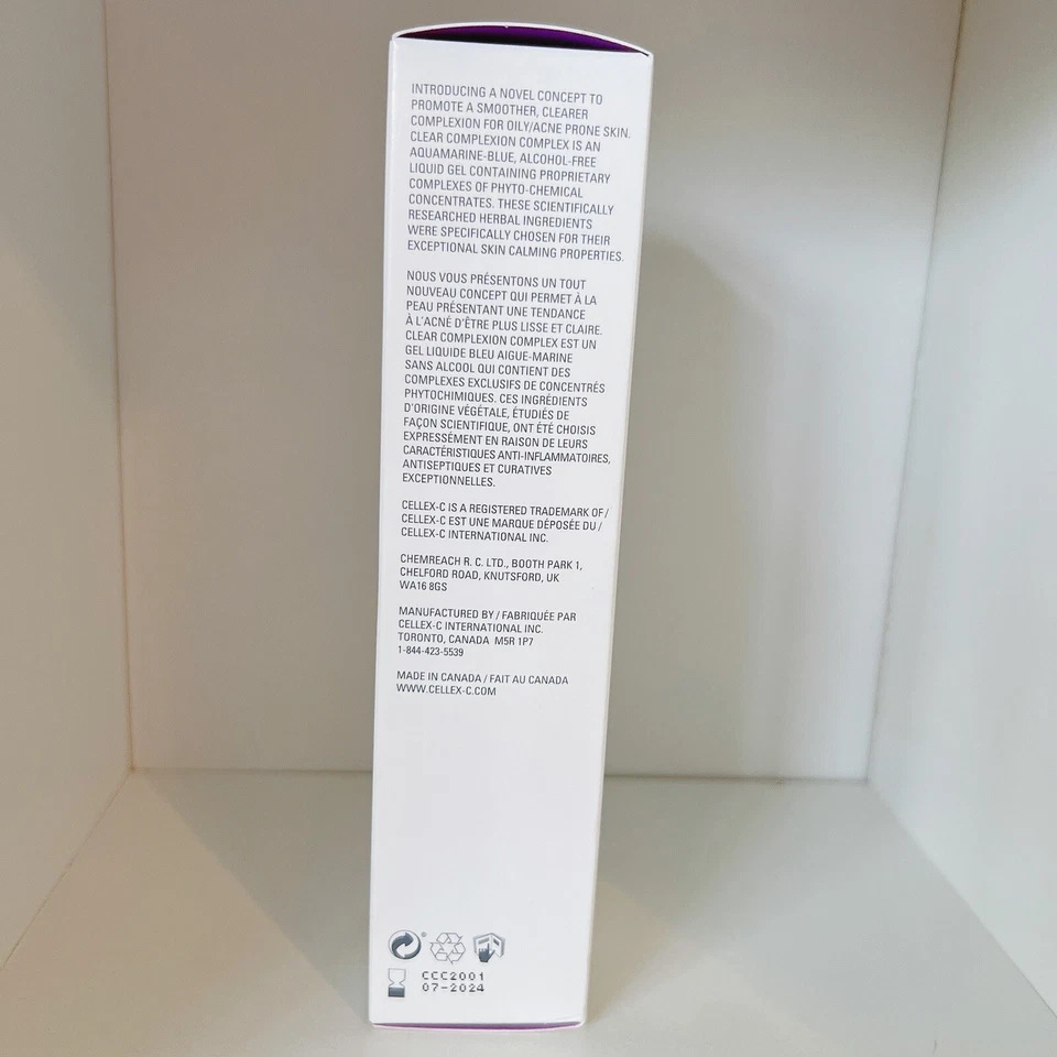 Limpiador en espuma Cellex-C Clear Complex Complex 180 ml/6 fl. oz. Nuevo en caja Foto 3 de 3