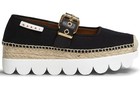 NW MARNI platform buckle Mary Jane shoe MJMS006406 P2266 Black Cotton