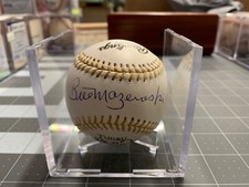 Bill Mazeroski Autographed Golden Glove Award Baseball PSA Certified #AI63935 