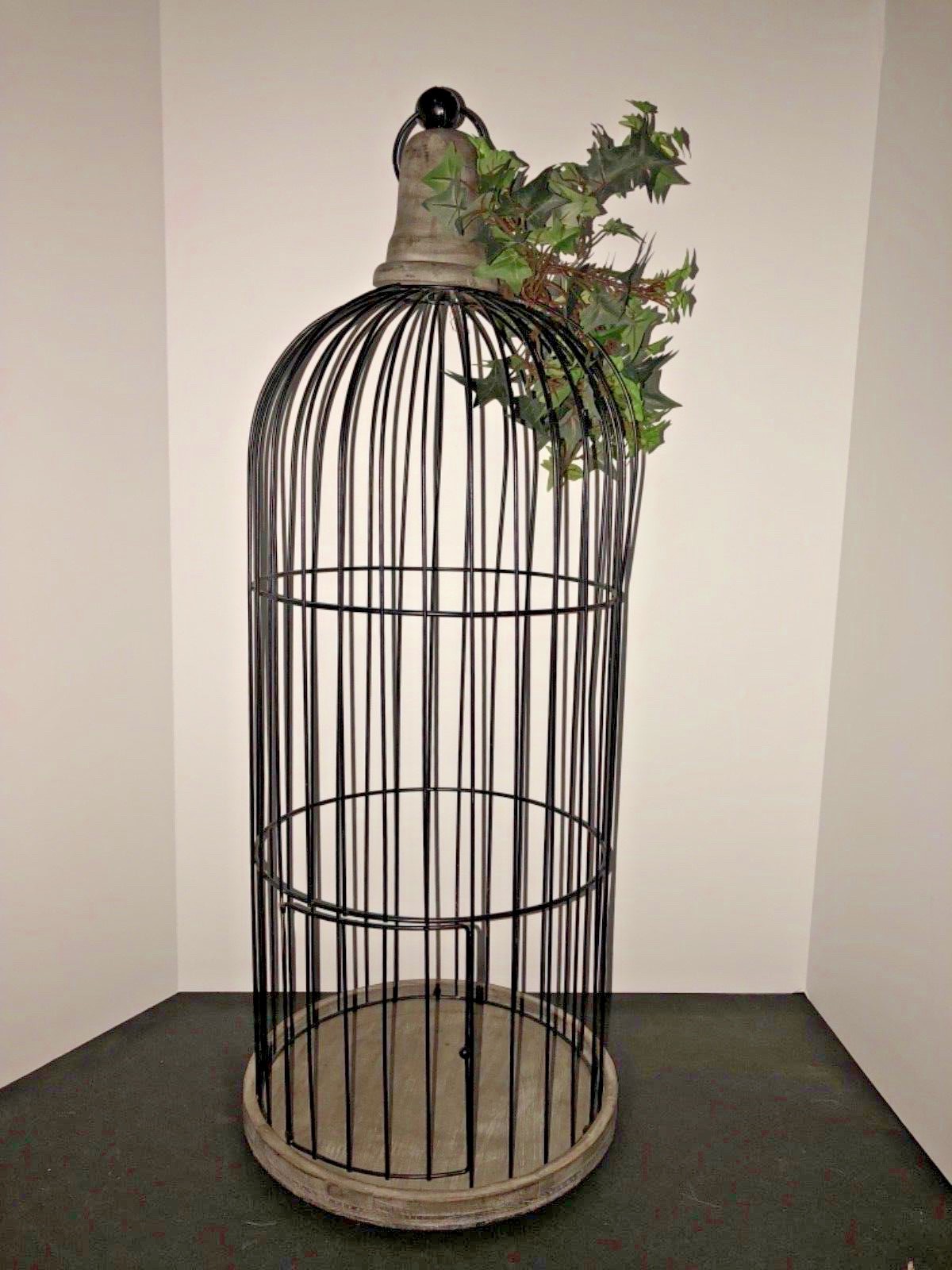 VINTAGE METAL DECORATIVE BIRD CAGE FOR TABLETOP OR TO HANG eBay