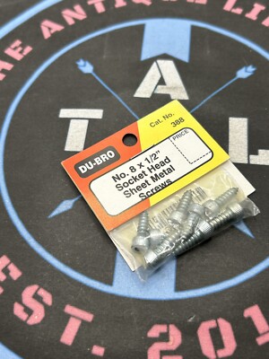 Du-Bro /Dubro. 388 N0. 8 x 1/2'' Socket Head Sheet Metal Screws