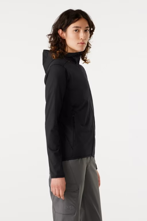 Arc'teryx Delta LT Felpa con Cappuccio Versatile Durevole Pile JS1618 Donna Taglia M