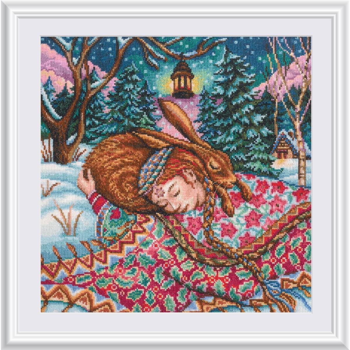 RTO counted cross stitch kit ""Warm Dreams"", 30x30cm, DIY