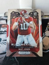 2021 Prizm Draft Picks Base All American #183 Mac Jones - Alabama Crimson Tide
