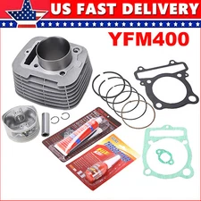 Cylinder Piston Ring Gasket Kit for Yamaha Kodiak 400 1993-99 / Big Bear 00-2012