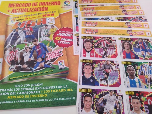 Mercado Invierno Liga Este 2018 2019 Panini La Liga Santander completo - Imagen 2 de 6