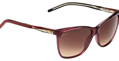 GUCCI Burgundy Rectangular SUNGLASSES GG 3640/S OWQ/D8  display picture 3