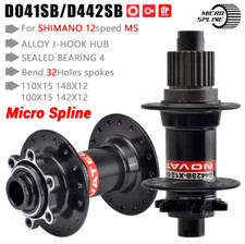 NOVATEC D041SB D442SB Bicycle Hub 32 Holes 13...