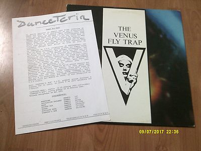 VENUS FLY TRAP-ACHILLES HEEL 12''(DANCETERIA)+PRESS RELEASE/SIGNED