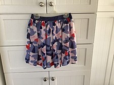 Kate Spade Girl  s Multicolored Lined Skirt with Elastic Waist Size 14
