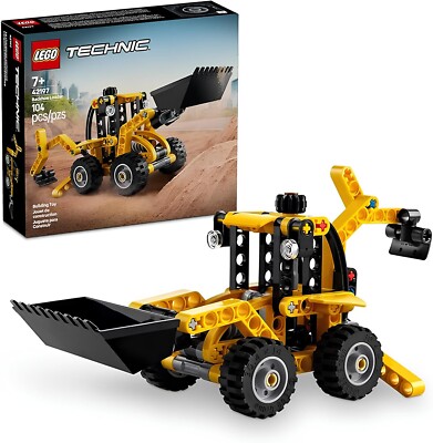 LEGO  Technic: Backhoe Loader (42197)   Fun & Interactive Construction Toy  