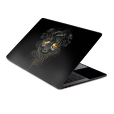 Skin Decal Wrap for MacBook Pro 13" Retina Touch golden Skull