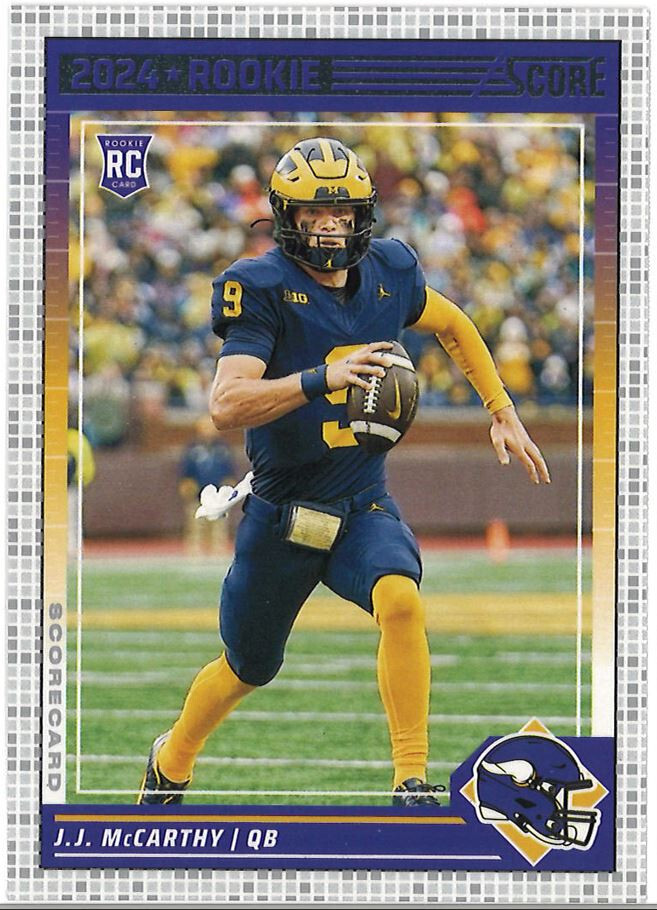 2024 Score SCORECARD J.J. MCCARTHY RC - VIKINGS #304
