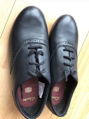 Clarks Leather Girls School Shoes Size UK E UK