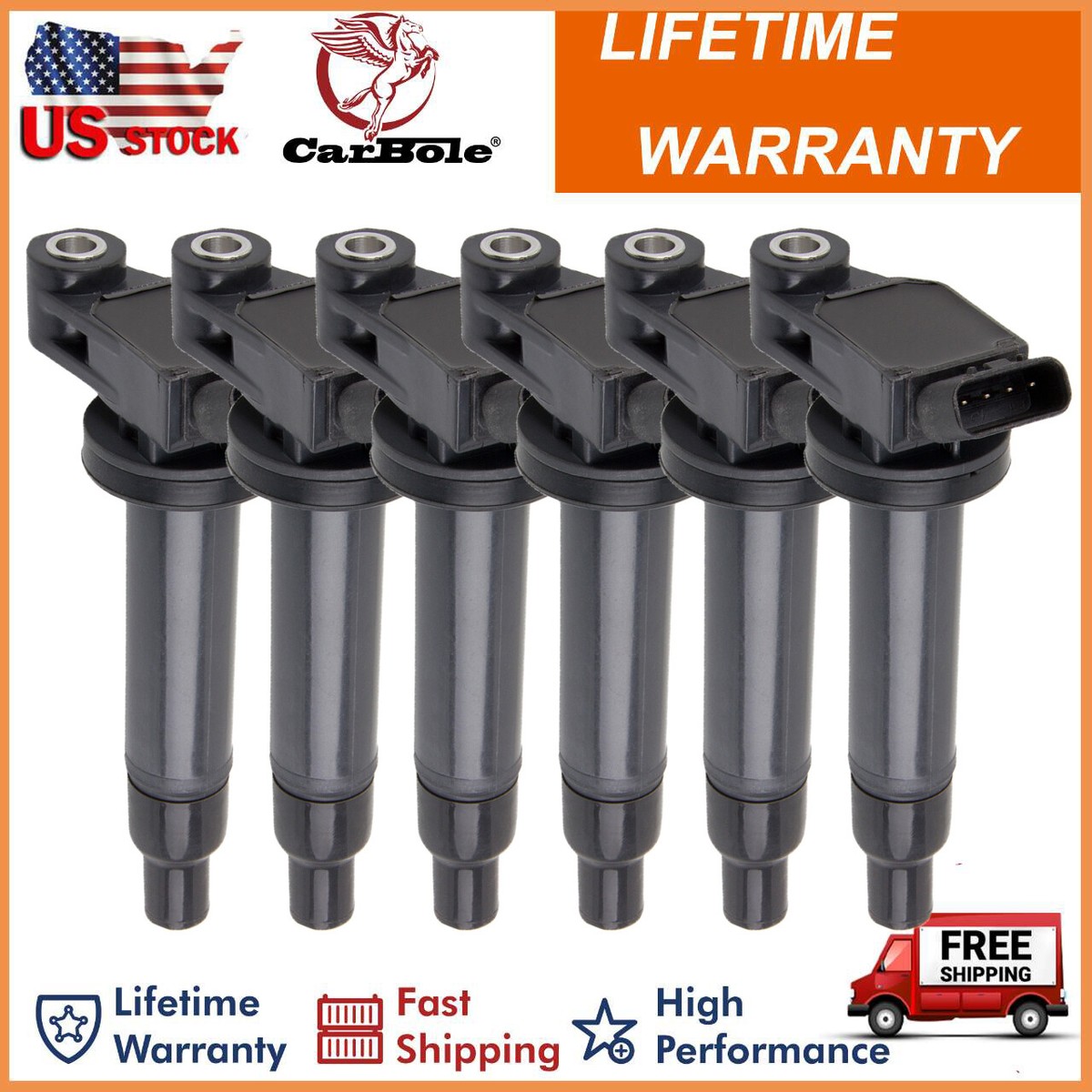 6Pcs Ignition Coil For Lexus ES300 RX300 3.0L V6 UF267 1999 6Pcs Ignition Coil For Lexus ES300 RX300 3.0L V6 UF267 1999