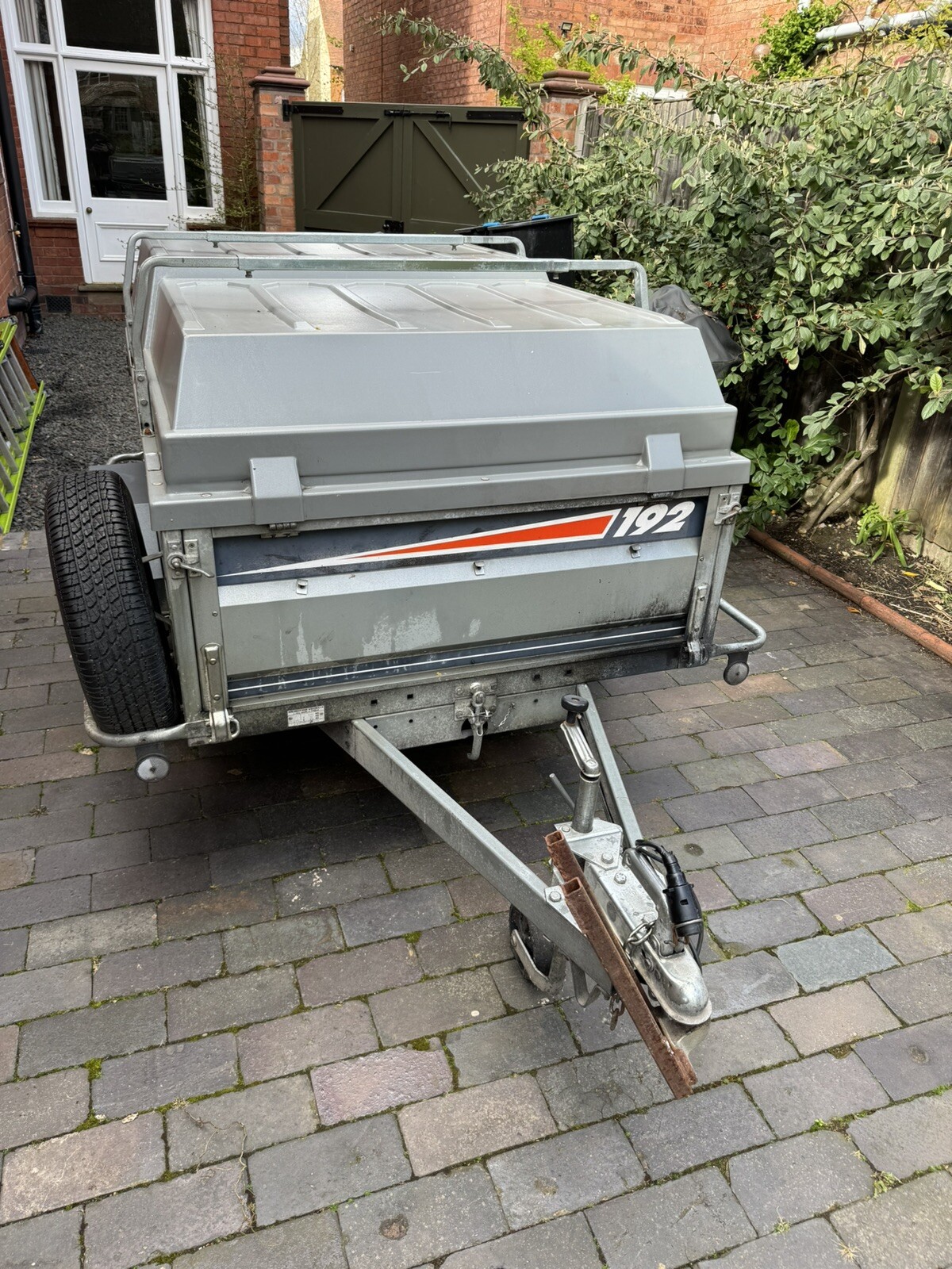 Erde tipping trailer (192) Box Car Camping Trailer with ABS Cover And